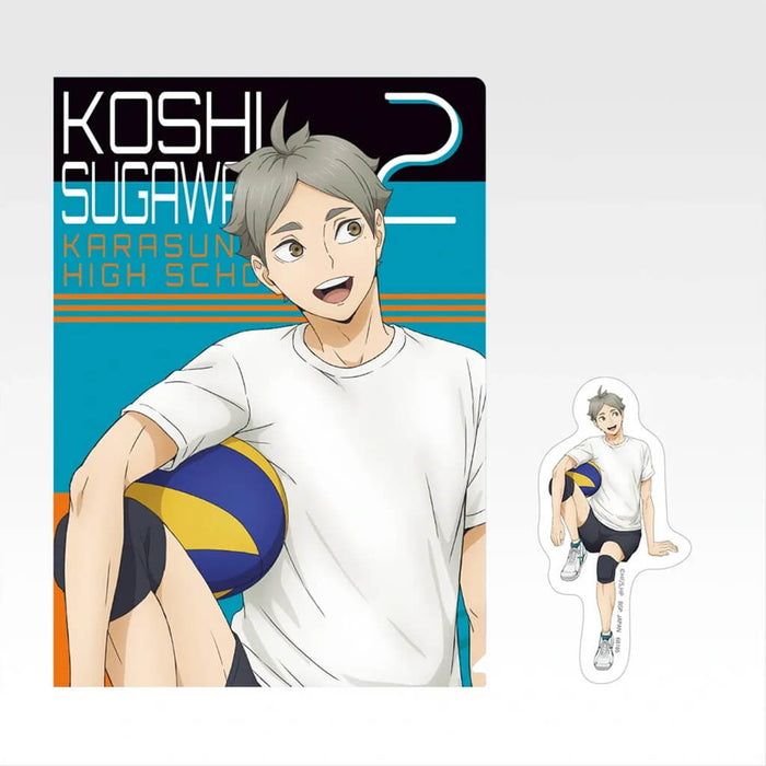 ICHIBAN KUJI HAIKYU!! KARASUNO'S FUTURE - CLEAR FILE + STICKERS FULL SET LOT J