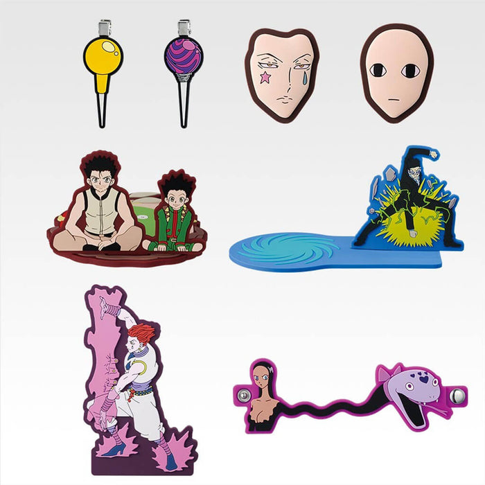 ICHIBAN KUJI HUNTER x HUNTER CROSS THE X-Day - RUBBER COLLECTION FULL SET LOT J
