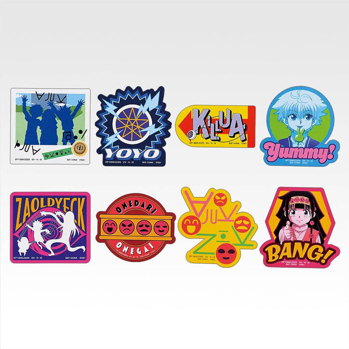 ICHIBAN KUJI HUNTER x HUNTER CROSS THE X-Day - STICKER FULL SET LOT L