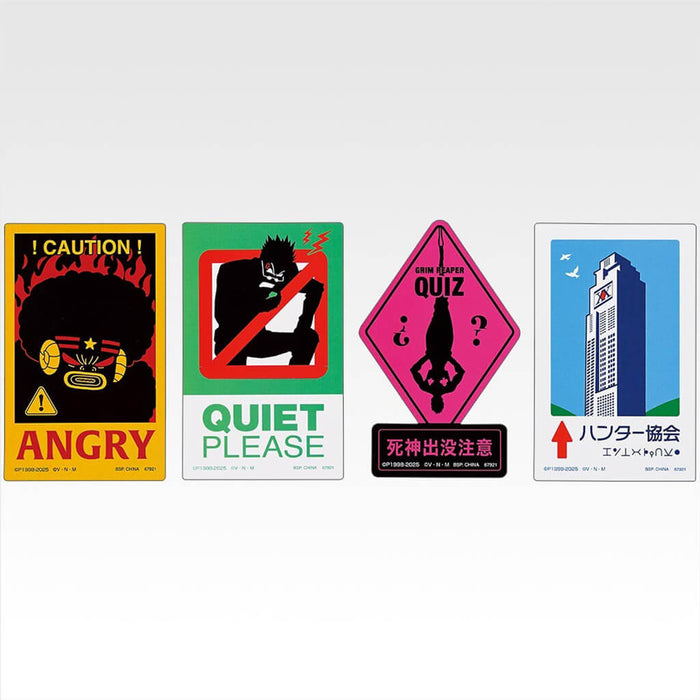 ICHIBAN KUJI HUNTER x HUNTER CROSS THE X-Day - STICKER FULL SET LOT L