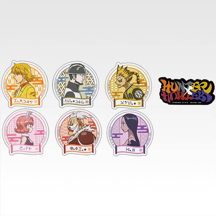 ICHIBAN KUJI HUNTER x HUNTER CROSS THE X-Day - STICKER FULL SET LOT L