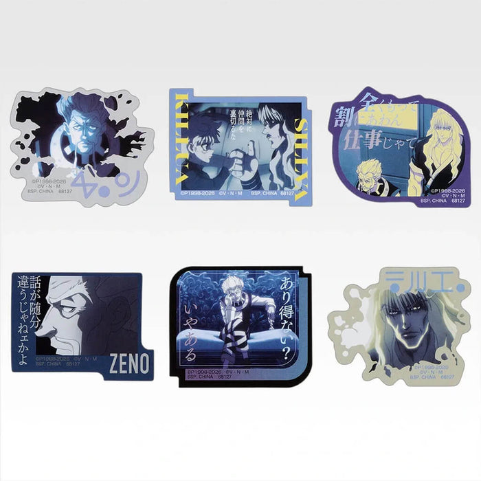 ICHIBAN KUJI HUNTER x HUNTER ZAOLDYECK FAMILY - STICKER COLLECTION FULL SET LOT J