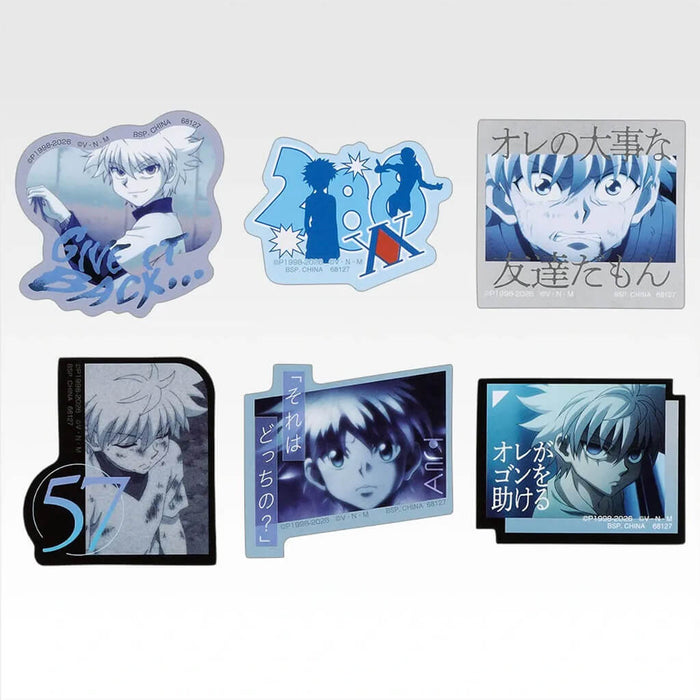 ICHIBAN KUJI HUNTER x HUNTER ZAOLDYECK FAMILY - STICKER COLLECTION FULL SET LOT J