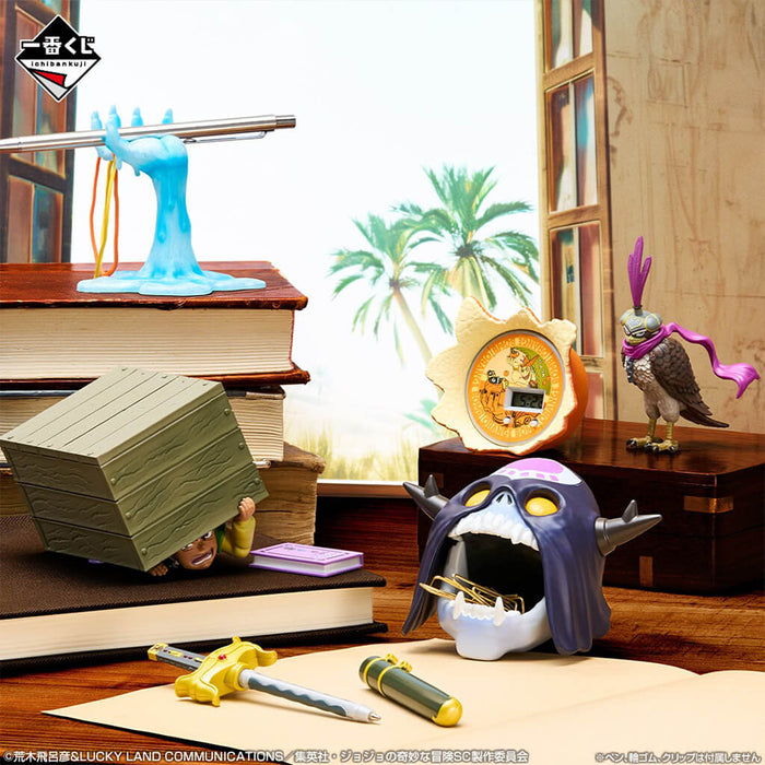 Lote completo de la mascota de escritorio de Ichiban Kuji Jojo's Bizarre Adventure Stardust Crusaders Stand Rush!