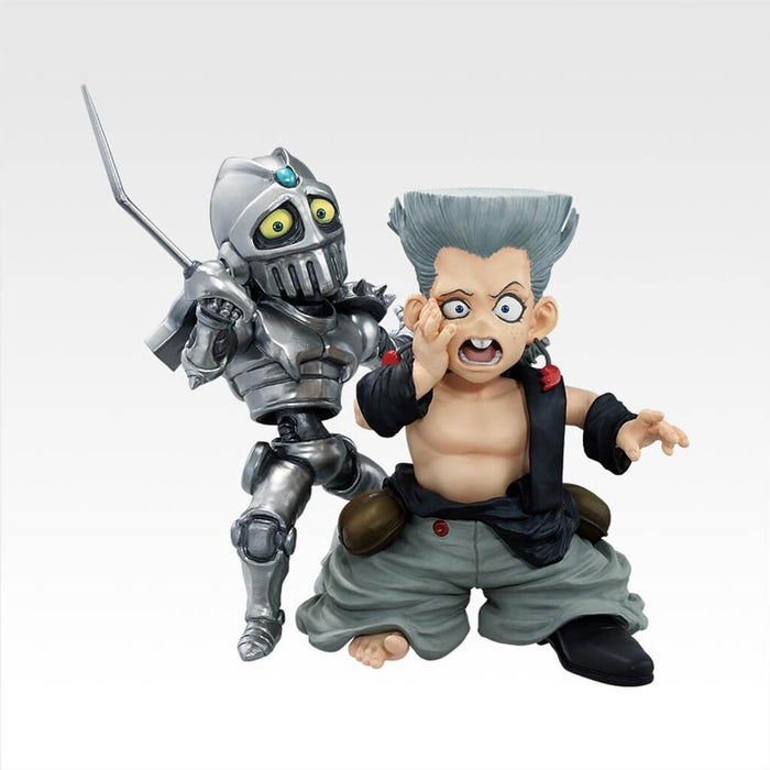 ¡LA EXTRAÑA AVENTURA DE ICHIBAN KUJI JOJO STARDUST CRUSADERS STAND RUSH! - FIGURAS JEAN-PIERRE POLNAREFF Y CARRO DE PLATA LOTE F