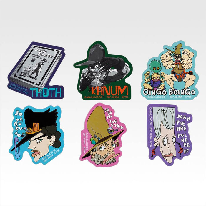 ICHIBAN KUJI JOJO'S BIZARRE ADVENTURE STARDUST CRUSADERS STAND RUSH! - LOTE COMPLETO DE PEGATINAS K