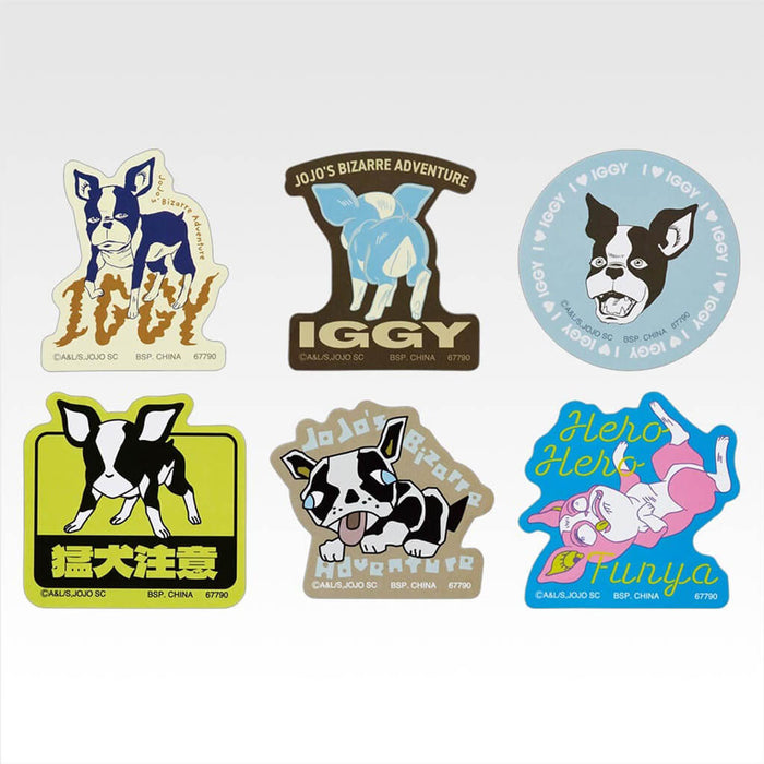 ICHIBAN KUJI JOJO'S BIZARRE ADVENTURE STARDUST CRUSADERS STAND RUSH! - LOTE COMPLETO DE PEGATINAS K