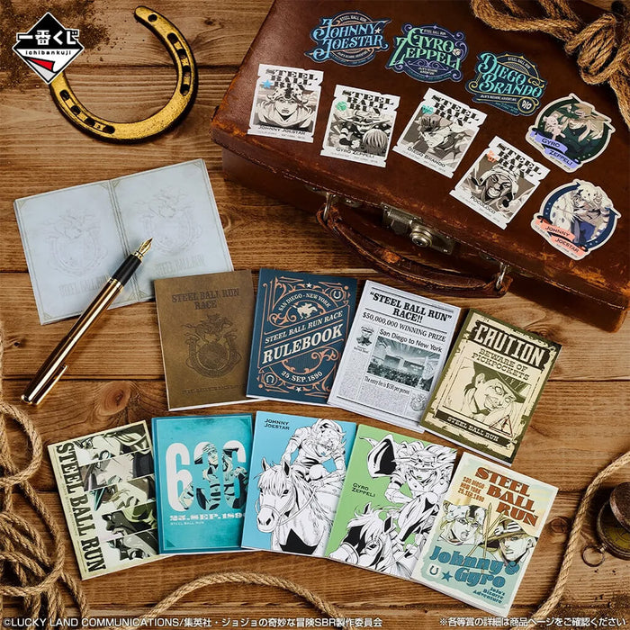 ICHIBAN KUJI JOJO'S BIZARRE ADVENTURE STEEL BALL RUN - NOTEBOOK COLLECTION FULL SET LOT I