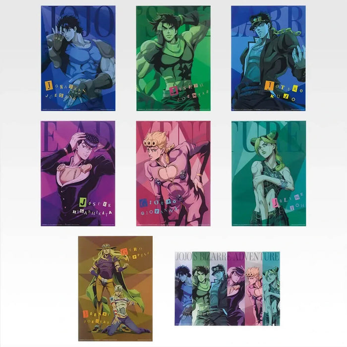 ICHIBAN KUJI JOJO'S BIZARRE ADVENTURE THE GATHERING OF STARS - CLEAR POSTER FULL SET LOT K