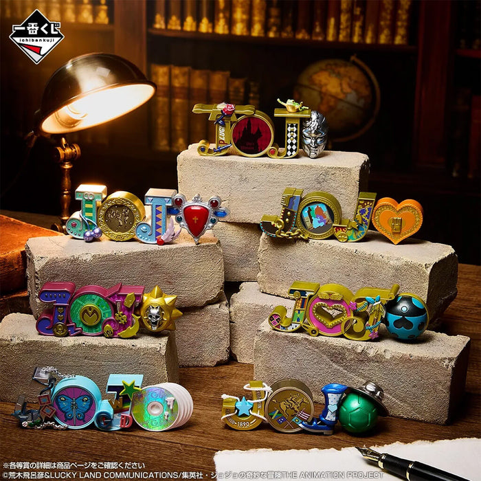 ICHIBAN KUJI JOJO'S BIZARRE ADVENTURE THE GATHERING OF STARS - LOGO de Collection FULL SET LOT H
