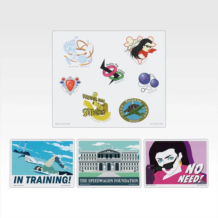 ICHIBAN KUJI JOJO'S BIZARRE ADVENTURE THE GATHERING OF STARS - STICKER COLLECTION FULL SET LOT L