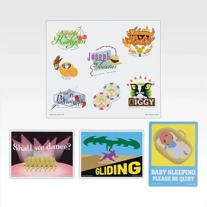 ICHIBAN KUJI JOJO'S BIZARRE ADVENTURE THE GATHERING OF STARS - STICKER COLLECTION FULL SET LOT L