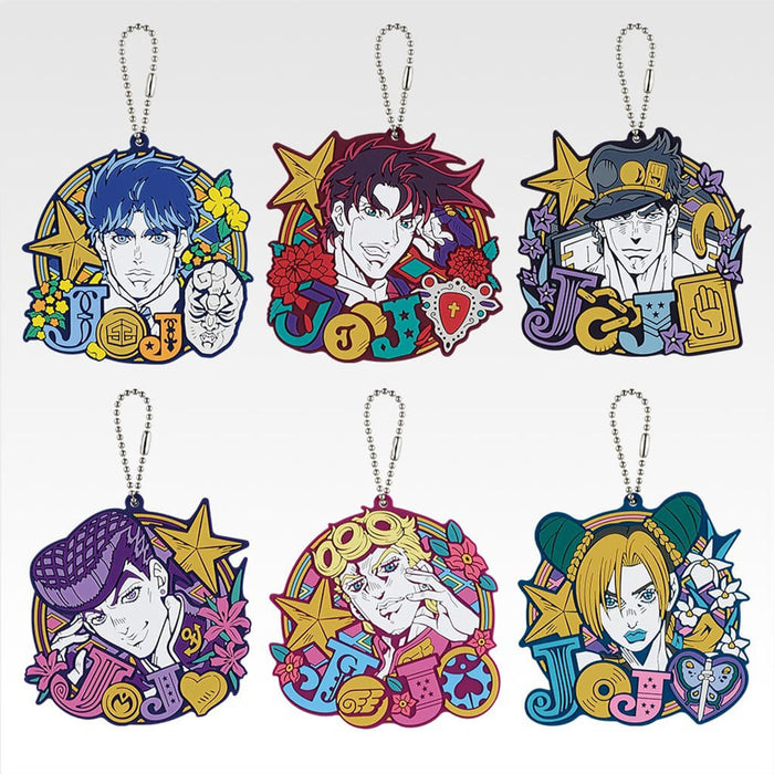 ICHIBAN KUJI JOJO'S BIZARRE ADVENTURE THE JOJO WORLD - RUBBER CHARM FULL SET LOT J