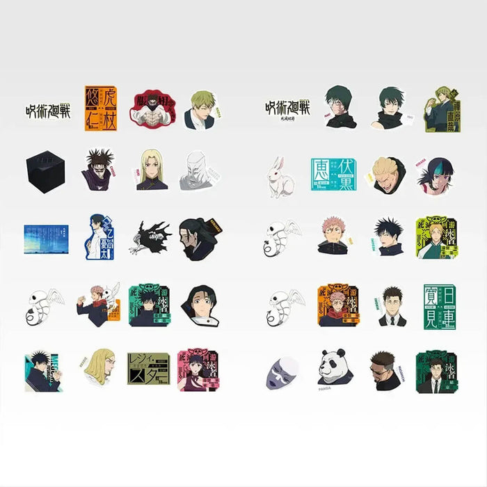 ICHIBAN KUJI JUJUTSU KAISEN DEATH RETURN ICHI - STICKERS FULL SET LOT N