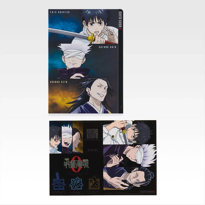 ICHIBAN KUJI JUJUTSU KAISEN THE MOVIE 0 1224 - CLEAR FILE + STICKERS FULL SET LOT E