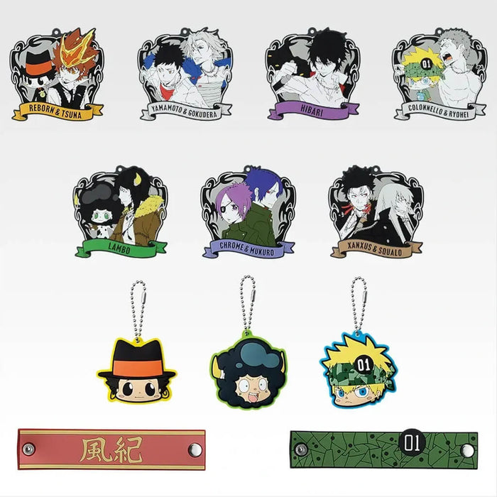 ICHIBAN KUJI KATEKYO HITMAN REBORN! RING BATTLE - RUBBER COLLECTION FULL SET LOT H