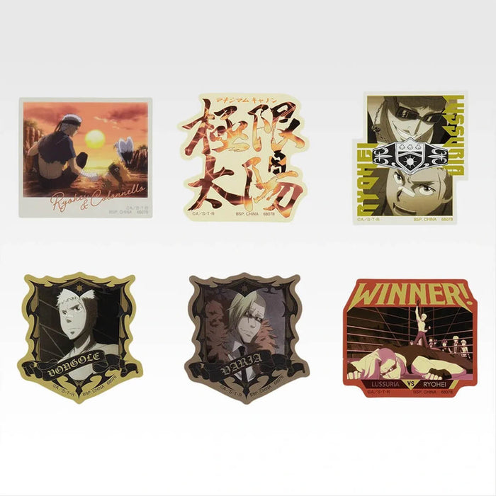 ICHIBAN KUJI KATEKYO HITMAN REBORN! RING BATTLE - STICKER FULL SET LOT J