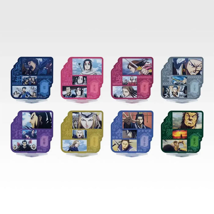 ICHIBAN KUJI KINGDOM THE ANIMATION THE TWO WHEELS OF WISDOM - ACRYLIC STAND FULL SET LOT F