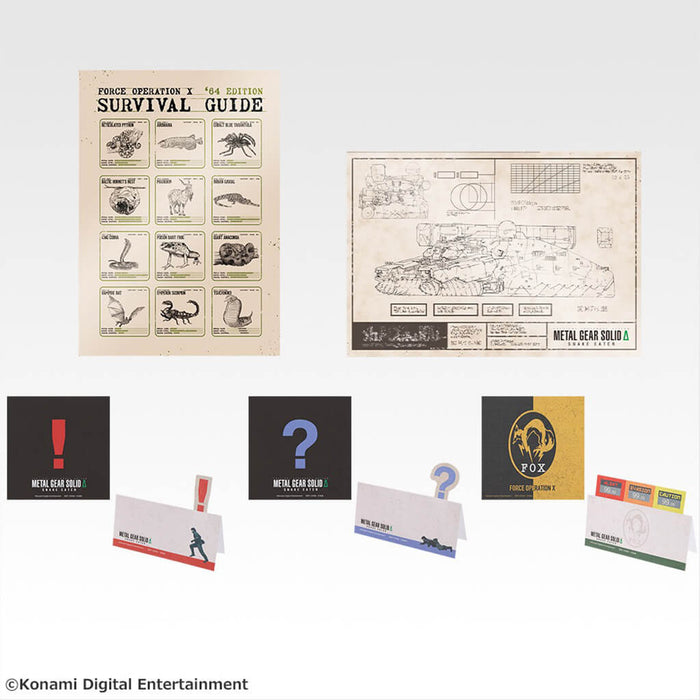 ICHIBAN KUJI METAL GEAR SOLID Δ: SNAKE EATER - COLECCIÓN DE PAPELERÍA, LOTE COMPLETO F
