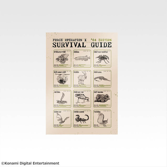 ICHIBAN KUJI METAL GEAR SOLID Δ: SNAKE EATER - COLECCIÓN DE PAPELERÍA, LOTE COMPLETO F