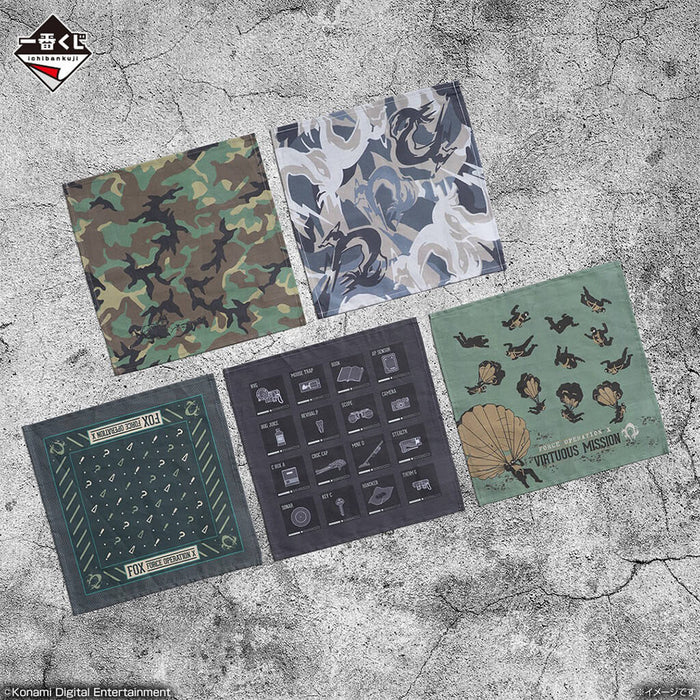 ICHIBAN KUJI METAL GEAR SOLID Δ: SNAKE EATER - TOWEL FULL SET LOT E