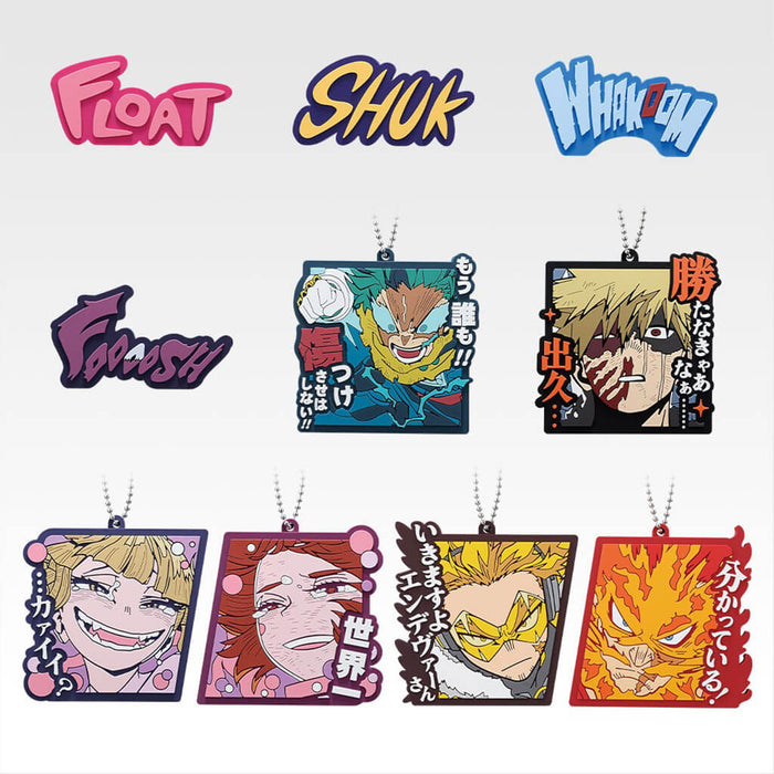 ICHIBAN KUJI MY HERO ACADEMIA ABOVE HAPPINESS - RUBBER COLLECTION FULL SET LOT J