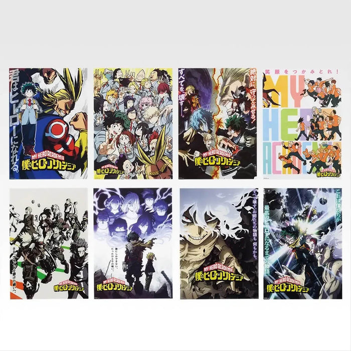ICHIBAN KUJI MY HERO ACADEMIA A STORY OF ALWAYS REACHING OUT A HELPING HAND - CLEAR POSTER FULL SET LOT I