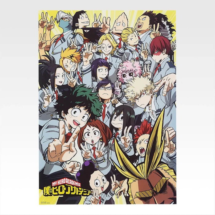 ICHIBAN KUJI MY HERO ACADEMIA A STORY OF ALWAYS REACHING OUT A HELPING HAND - CLEAR POSTER FULL SET LOT I