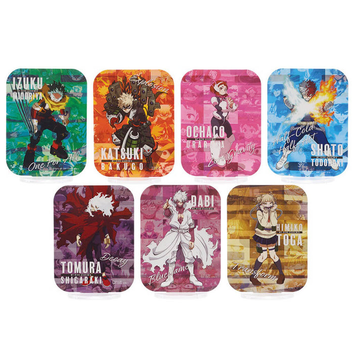 ICHIBAN KUJI MY HERO ACADEMIA CONFLICTING FEELINGS - ACRYLIC STAND FULL SET LOT G