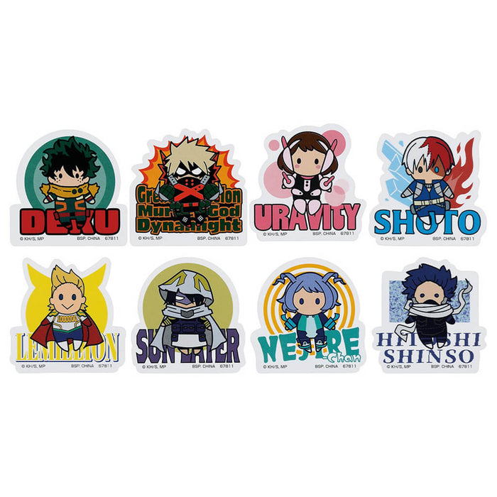 ICHIBAN KUJI MY HERO ACADEMIA CONFLICTING FEELINGS - STICKERS FULL SET LOT J