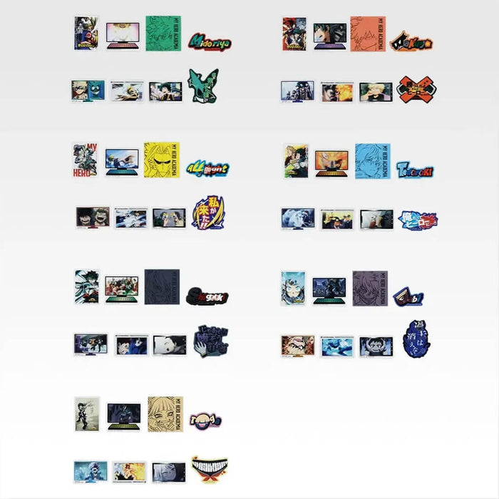 ICHIBAN KUJI MY HERO ACADEMIA FURTHER - STICKER FULL SET LOT L