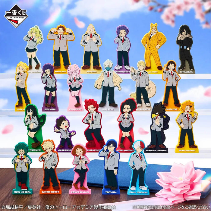 ICHIBAN KUJI MY HERO ACADEMIA SPUN FEELINGS - RUBBER STAND FULL SET LOT I