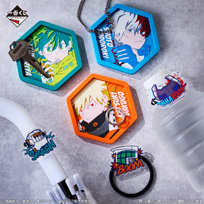 ICHIBAN KUJI MY HERO ACADEMIA STAND UP AGAIN - ACRYLIC MULTI BAND FULL SET LOT G