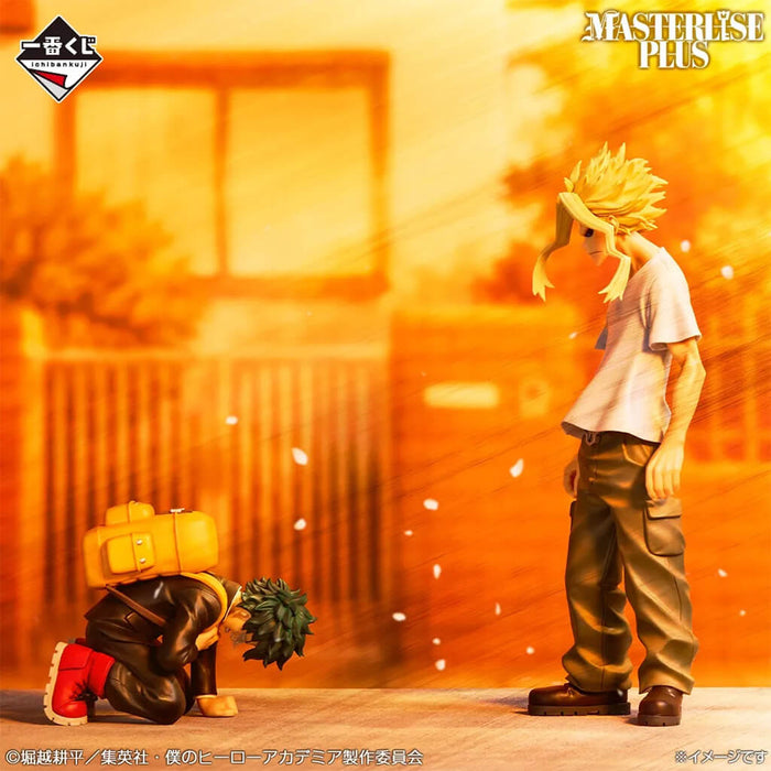 ICHIBAN KUJI MY HERO ACADEMIA THE STORY OF BECOMING THE GREATEST HERO - FIGURAS IZUKU MIDORIYA & ALL MIGHT LOT A