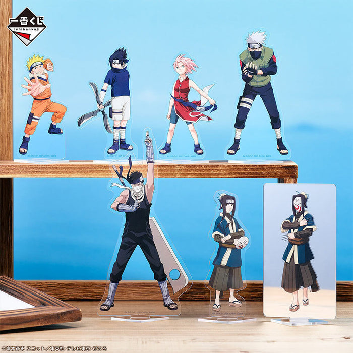 ICHIBAN KUJI NARUTO LAND OF WAVES - LOTE COMPLETO DE SOPORTES DE ACRÍLICO G