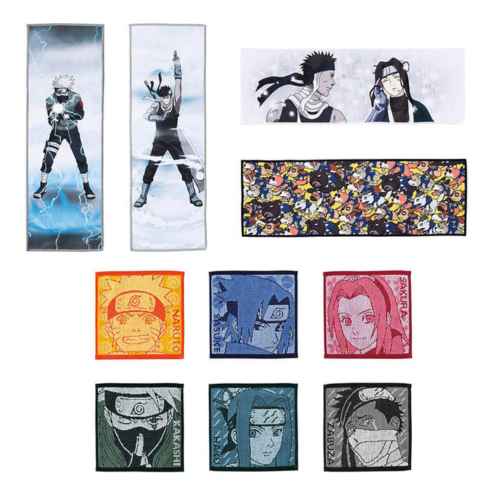 ICHIBAN KUJI NARUTO LAND OF WAVES - TOWEL FULL SET LOT F