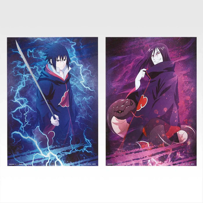 ICHIBAN KUJI NARUTO SHIPPUDEN KAZEKAGE RESCUE ARC - VISUAL SHEET FULL SET LOT I