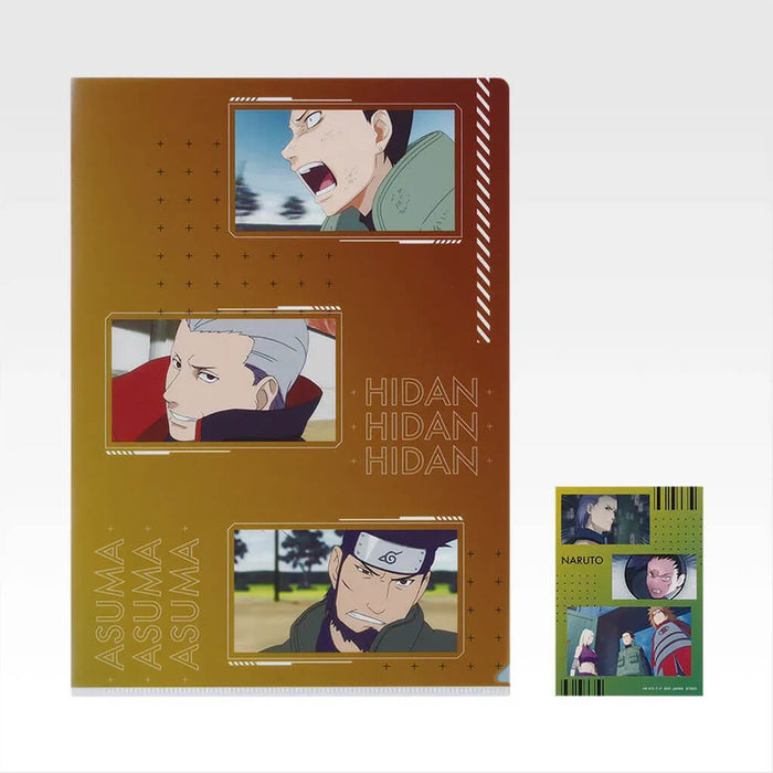 ICHIBAN KUJI NARUTO SHIPPUDEN THE BRIDGE OF PEACE AND THE LAMENT OF REINCARNATION - CLEAR FILE + STICKERS FULL SET LOT J