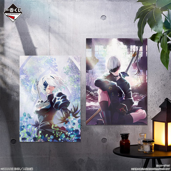 ICHIBAN KUJI NIER AUTOMATA VER 1.1A GLORY TO HUMANITY - LOTE COMPLETO DE PÓSTERES TRANSPARENTES