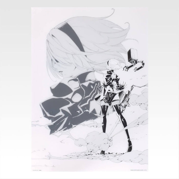 ICHIBAN KUJI NIER AUTOMATA VER 1.1A GLORY TO HUMANITY - LOTE COMPLETO DE PÓSTERES TRANSPARENTES