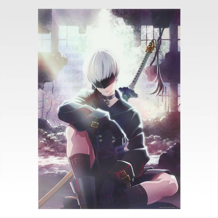 ICHIBAN KUJI NIER AUTOMATA VER 1.1A GLORY TO HUMANITY - LOTE COMPLETO DE PÓSTERES TRANSPARENTES