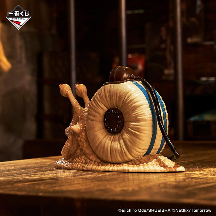 Lote B de la serie de Netflix de One Piece de Ichiban Kuji - Figura de Den Den Mushi (Monkey D. Garp).