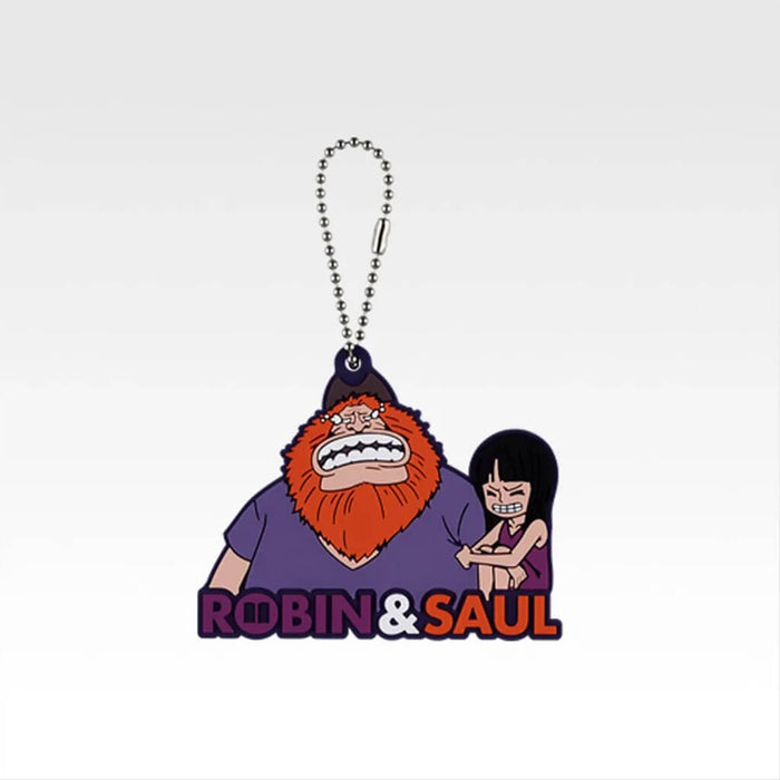 ICHIBAN KUJI ONE PIECE DRAMATIC MEMORIES - RUBBER KEYCHAIN FULL SET LOT I