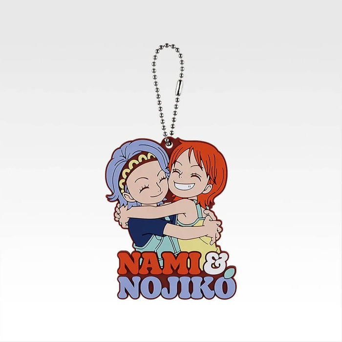 ICHIBAN KUJI ONE PIECE DRAMATIC MEMORIES - RUBBER KEYCHAIN FULL SET LOT I