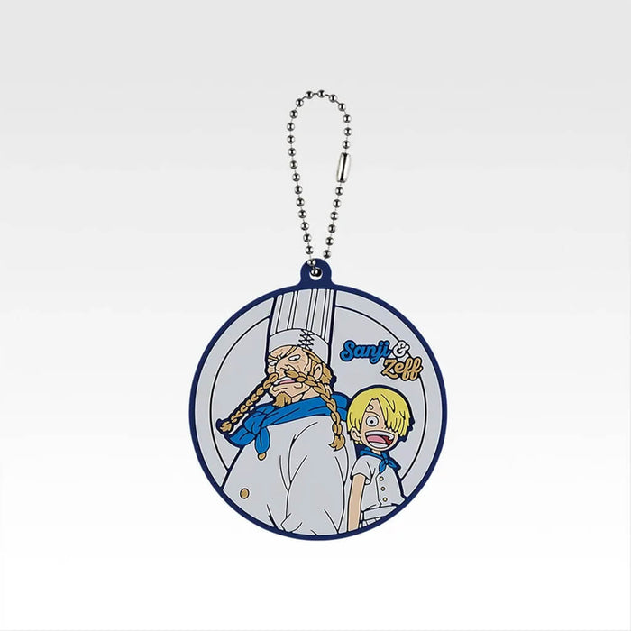 ICHIBAN KUJI ONE PIECE DRAMATIC MEMORIES - RUBBER KEYCHAIN FULL SET LOT I