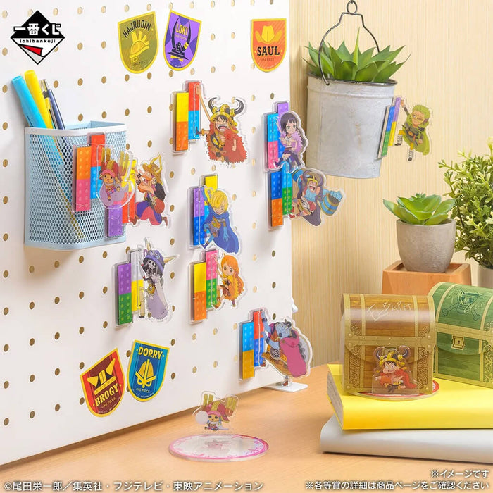 ICHIBAN KUJI ONE PIECE ELBAF ARC GIANT BASH!! VOL.1 - ACRYLIC STAND FULL SET LOT H