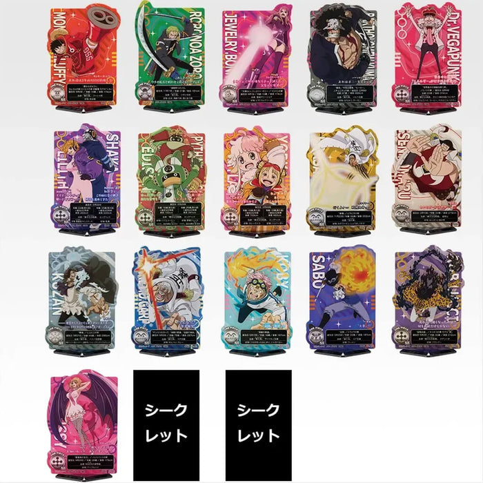 ICHIBAN KUJI ONE PIECE FUTURE ISLAND EGGHEAD BURST OF ENERGY - ACRYLIC STAND FULL SET LOT I