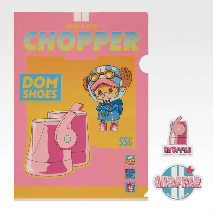 ICHIBAN KUJI ONE PIECE FUTURE ISLAND EGGHEAD BURST OF ENERGY - CLEAR FILE + STICKERS FULL SET LOT K