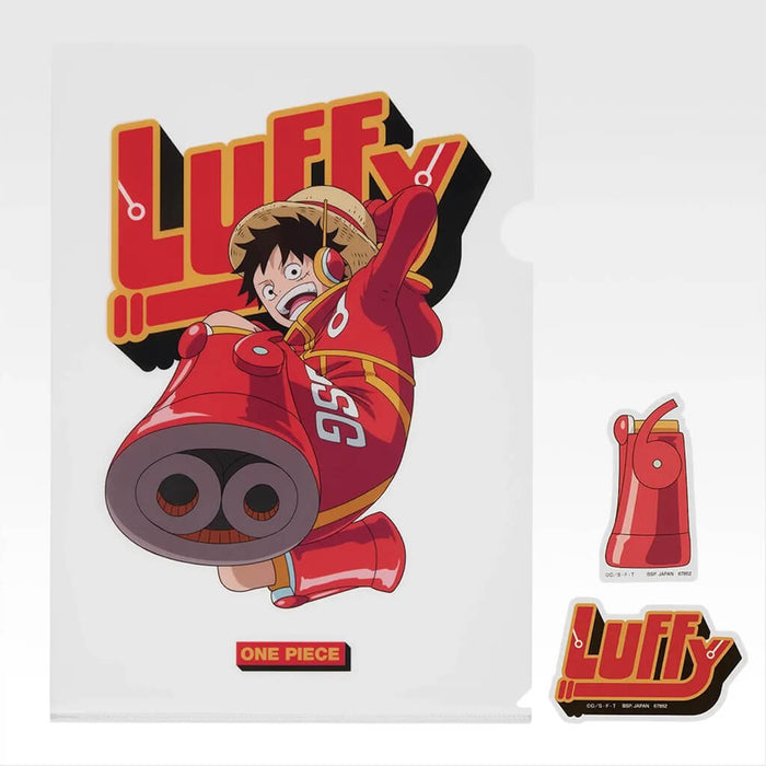 ICHIBAN KUJI ONE PIECE FUTURE ISLAND EGGHEAD BURST OF ENERGY - CLEAR FILE + STICKERS FULL SET LOT K