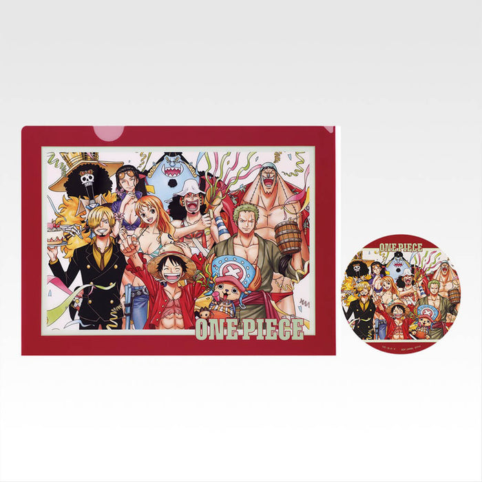 ICHIBAN KUJI ONE PIECE FUTURE ISLAND EGGHEAD MY FEELINGS FOR YOU - CLEAR FILE + STICKERS FULL SET LOT I